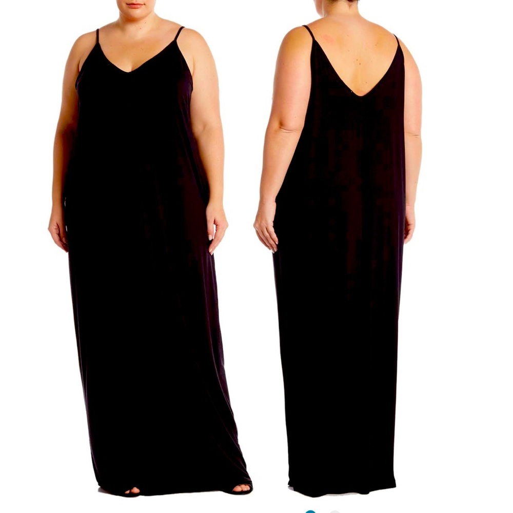 Nordstrom Maxi Dress Olive Green - Picture 2 of 3
